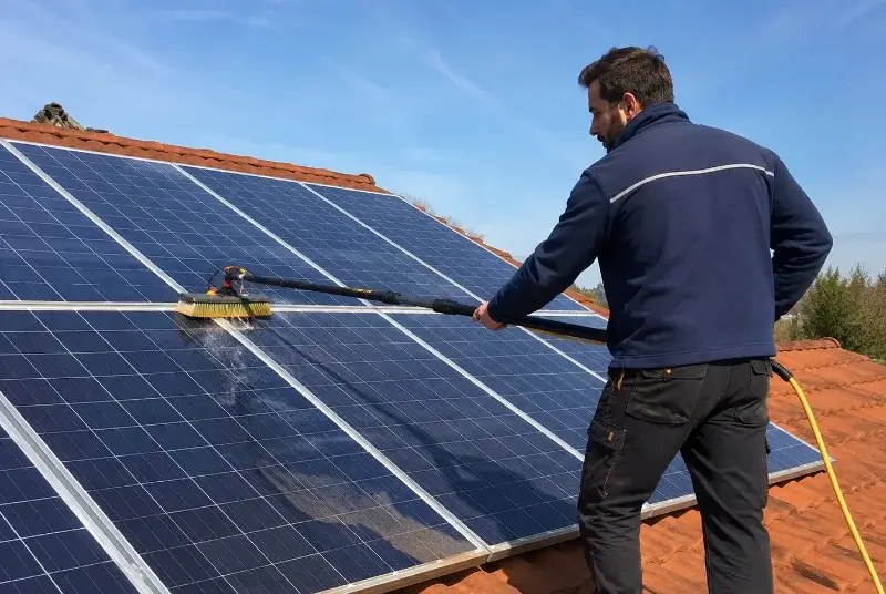 Nettoyage et entretien de panneaux solaires à Saint-Broladre